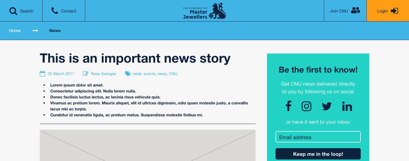 The Company of Master Jewellers News Article Web Page Top