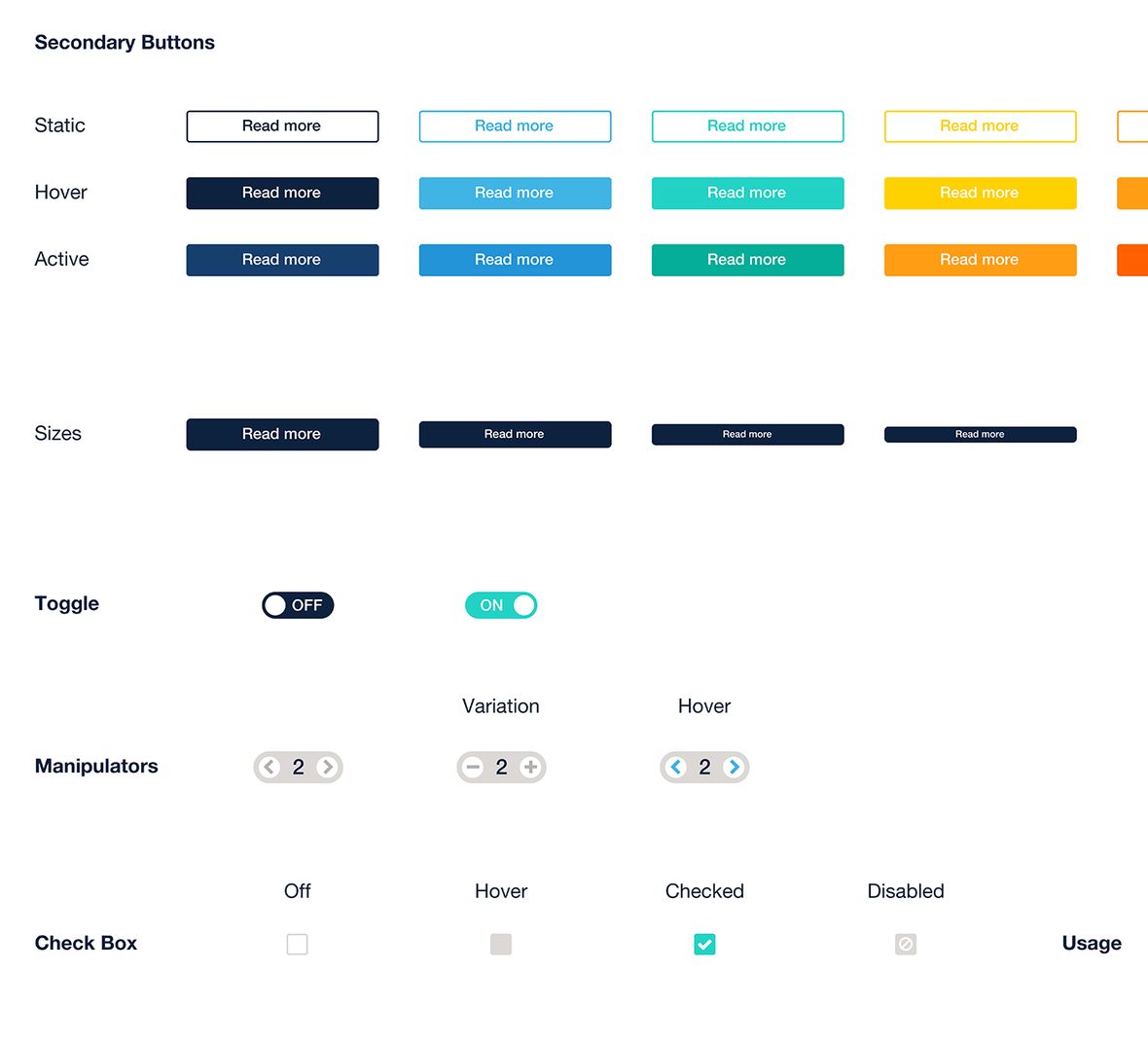 The Company of Master Jewellers Website Buttons & UI Kit