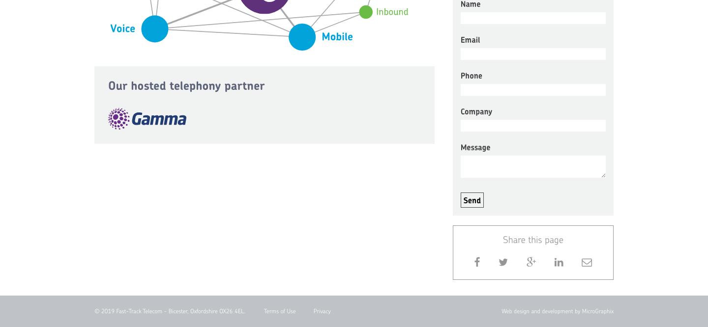 Fast-Track Telecom Cloud Telephony Web Page Body
