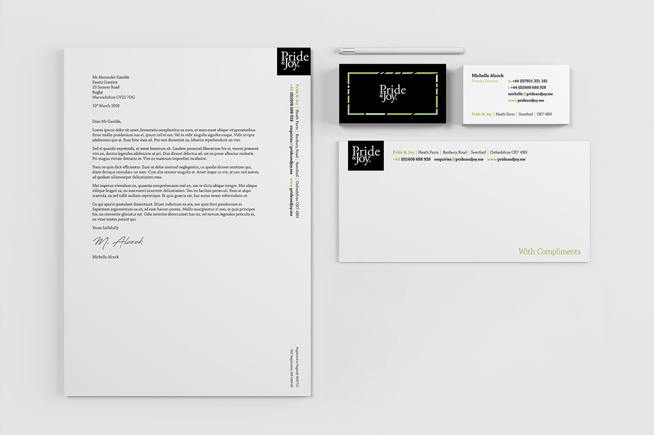 Pride & Joy Stationery Mockup