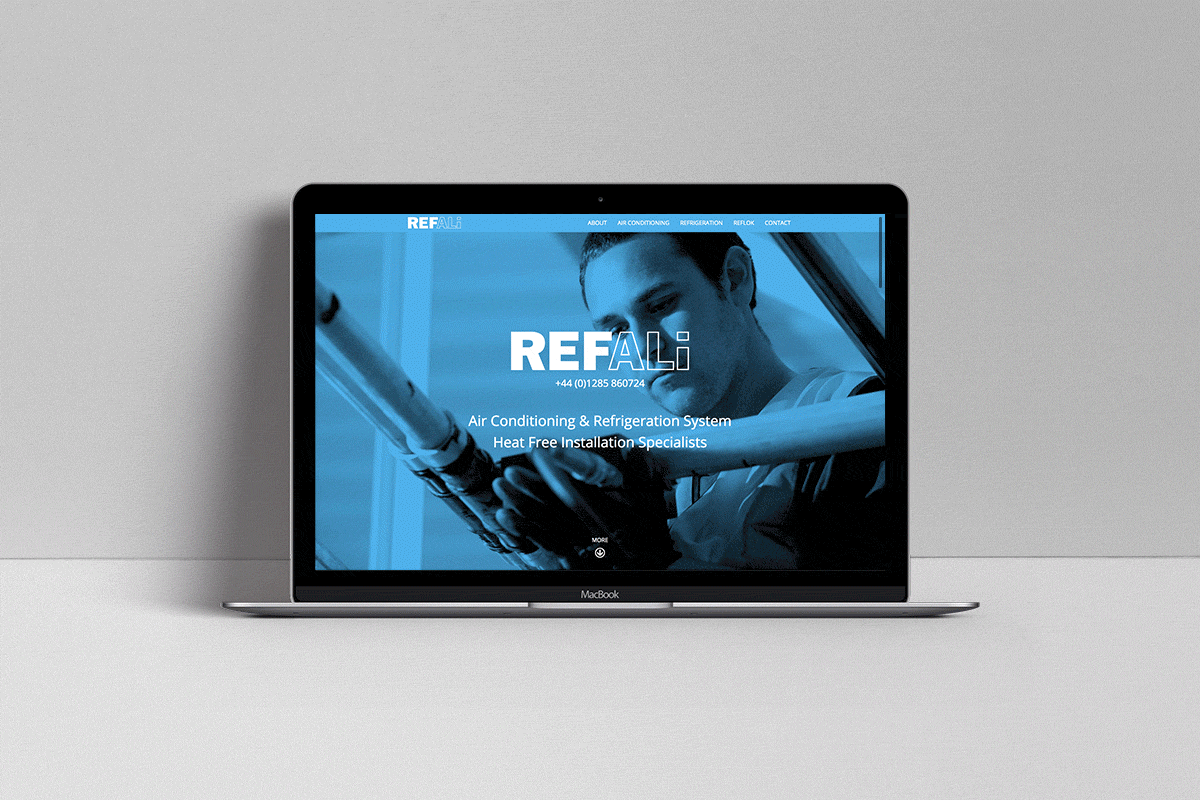 Refali Parallax Web Page Demo